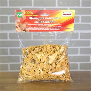 Щепа для копчения Ольховая IMAGE 200 гр, фракция 7-15 мм F0000049827
