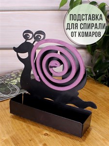 Подставка для спиралей от комаров, мошек и других насекомых декоративная Улитка HITSAD 704-007 704-007