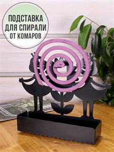 Подставка для спиралей от комаров и мошек металлическая декоративная HITSAD 704-003 704-003