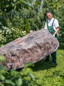 Крышка для септика Камень большой U08026 стеклопластик, ширина 190 см U08026