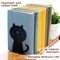 Держатель для книг на полке металлический чёрный, Котик IRONDECOR 705-009B 705-009B - фото 65880