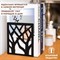 Подставка для книг на полке металлическая чёрная, Деревья IRONDECOR 705-002B 705-002B - фото 66045