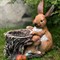 Фигурка декоративная Зайцы с кашпо, символ года HITSAD U09076 U09076 - фото 66857