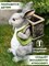 Фигурка Кролик с рюкзачком серый, символ года HITSAD U09092-Gray U09092-Gray - фото 66949