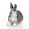 Фигура садовая Кролик серый, символ года HITSAD U09089-Gray - фото 66974