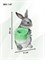 Фигура садовая Заяц с капустой серый, символ года HITSAD U09093-Gray U09093-Gray - фото 67077