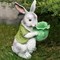 Фигура садовая Заяц с капустой серый, символ года HITSAD U09093-Gray U09093-Gray - фото 67080