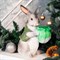 Фигура садовая Заяц с капустой серый, символ года HITSAD U09093-Gray U09093-Gray - фото 67085