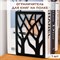 Держатель для книг на полке металлический чёрный, Ветви IRONDECOR 705-008B 705-008B - фото 67330