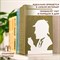 Ограничитель-подставка для книг на полке, металлический белый, Шерлок Холмс IRONDECOR 705-042W 705-042W - фото 67961