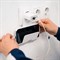 Держатель для телефона на розетку металлический белый HITSAD 720-219W 720-219W - фото 70828