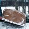 Крышка для канализационного люка Валун U08309-P стеклопластик, ширина 130 см U08309-P - фото 72997